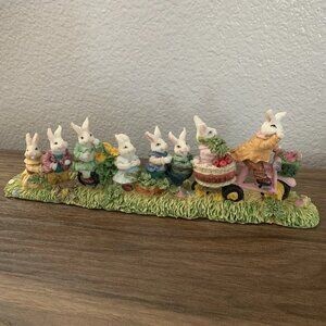 Easter Bunny Spring Rabbit Family Figurine